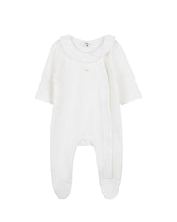 Ensemble pyjama 2 bavoirs en coton - Off White