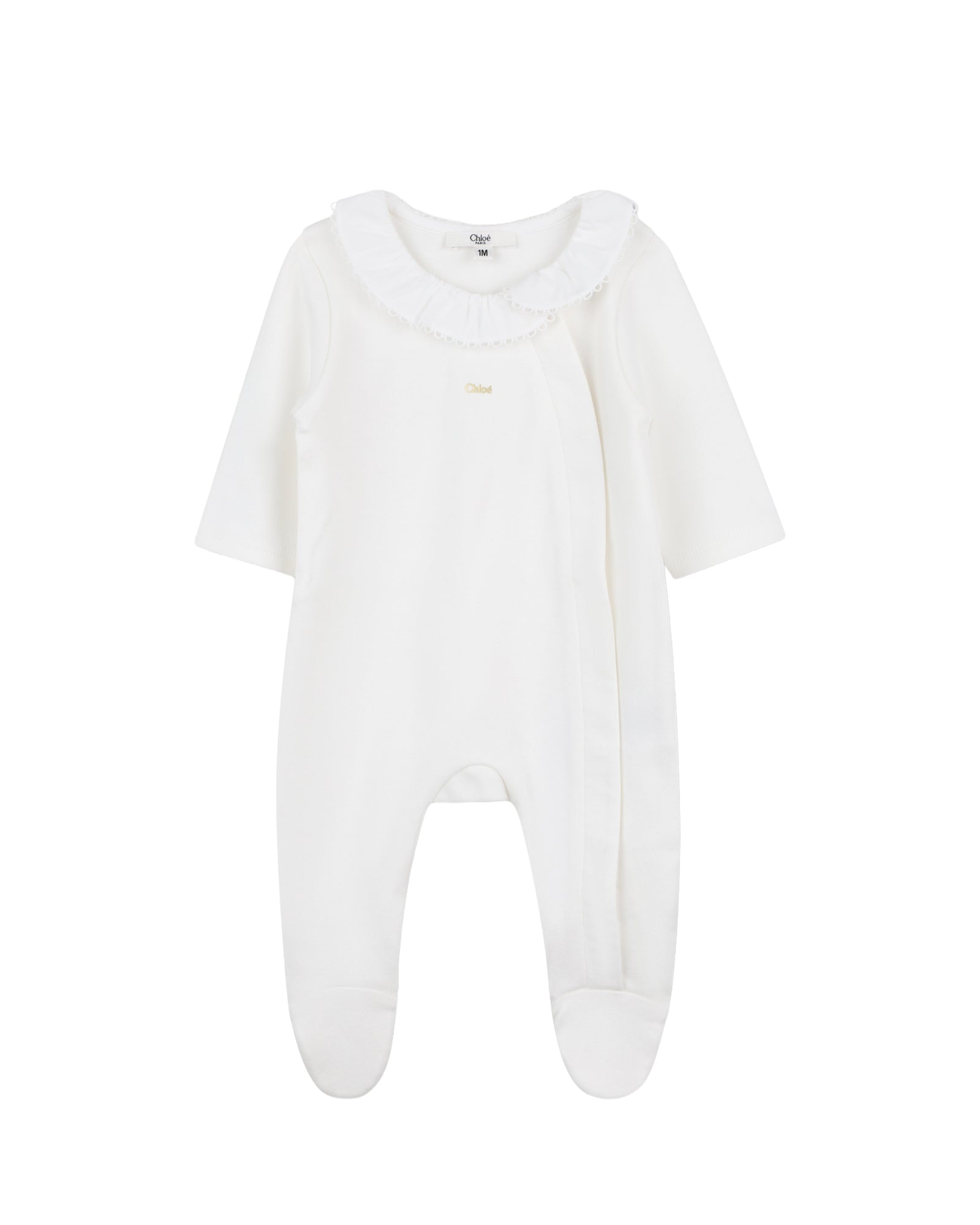 Ensemble pyjama 2 bavoirs en coton - Off White