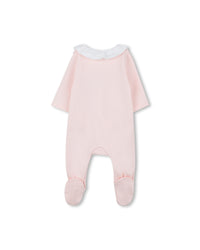 Ensemble pyjama bavoir en coton - Rose Poudrie