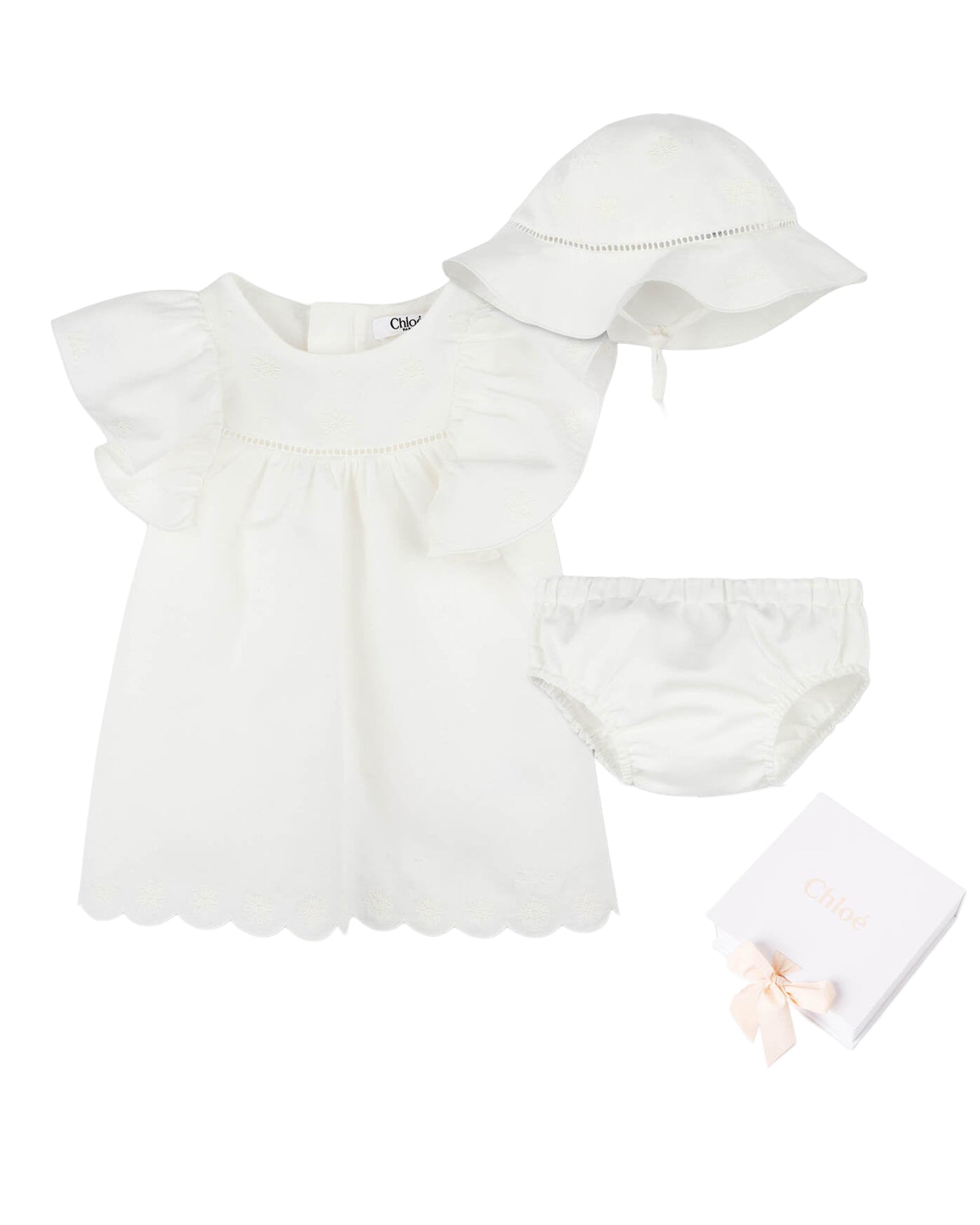 3-piece silk blend set - Off White