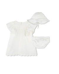3-piece silk blend set - Off White