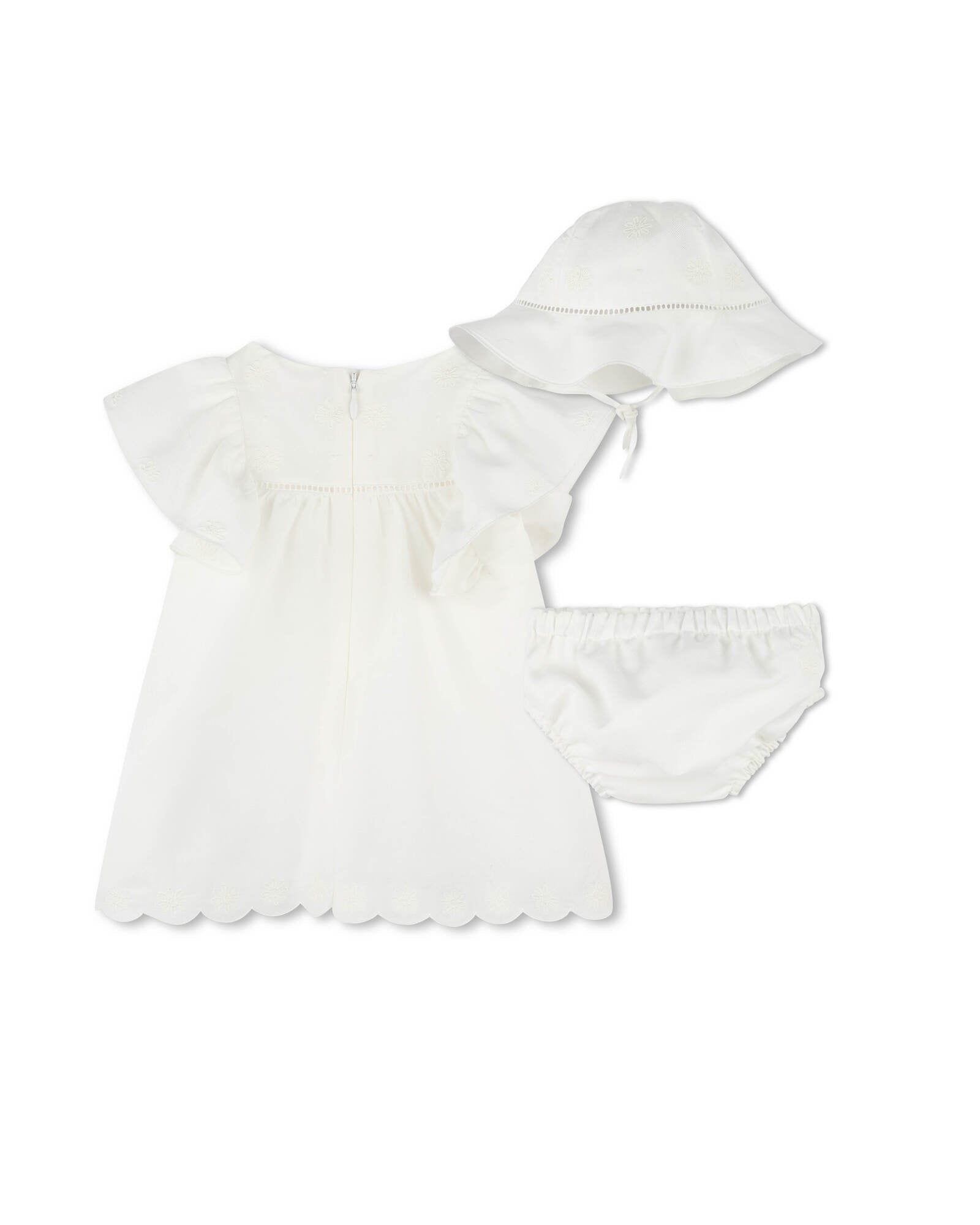 3-piece silk blend set - Off White