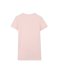 Short-sleeved cotton dress - Petal Pink