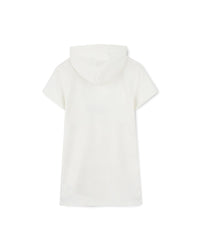 Robe à manches courtes en coton - Off White