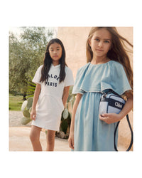 Robe à manches courtes - Offwhite