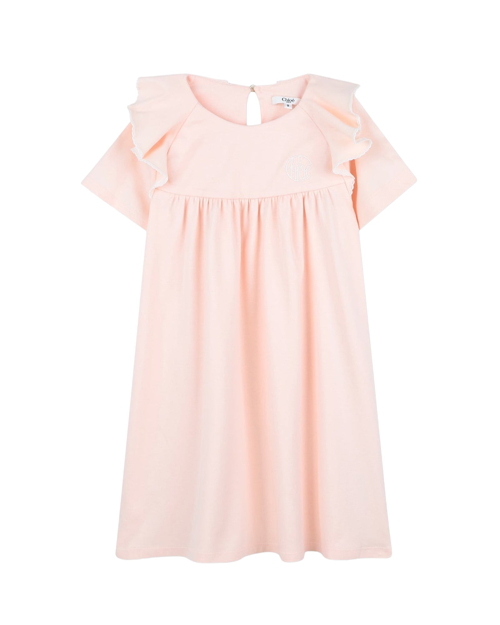 Robe manches courtes en coton - Petal Pink