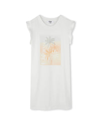 Robe à manches courtes - Offwhite