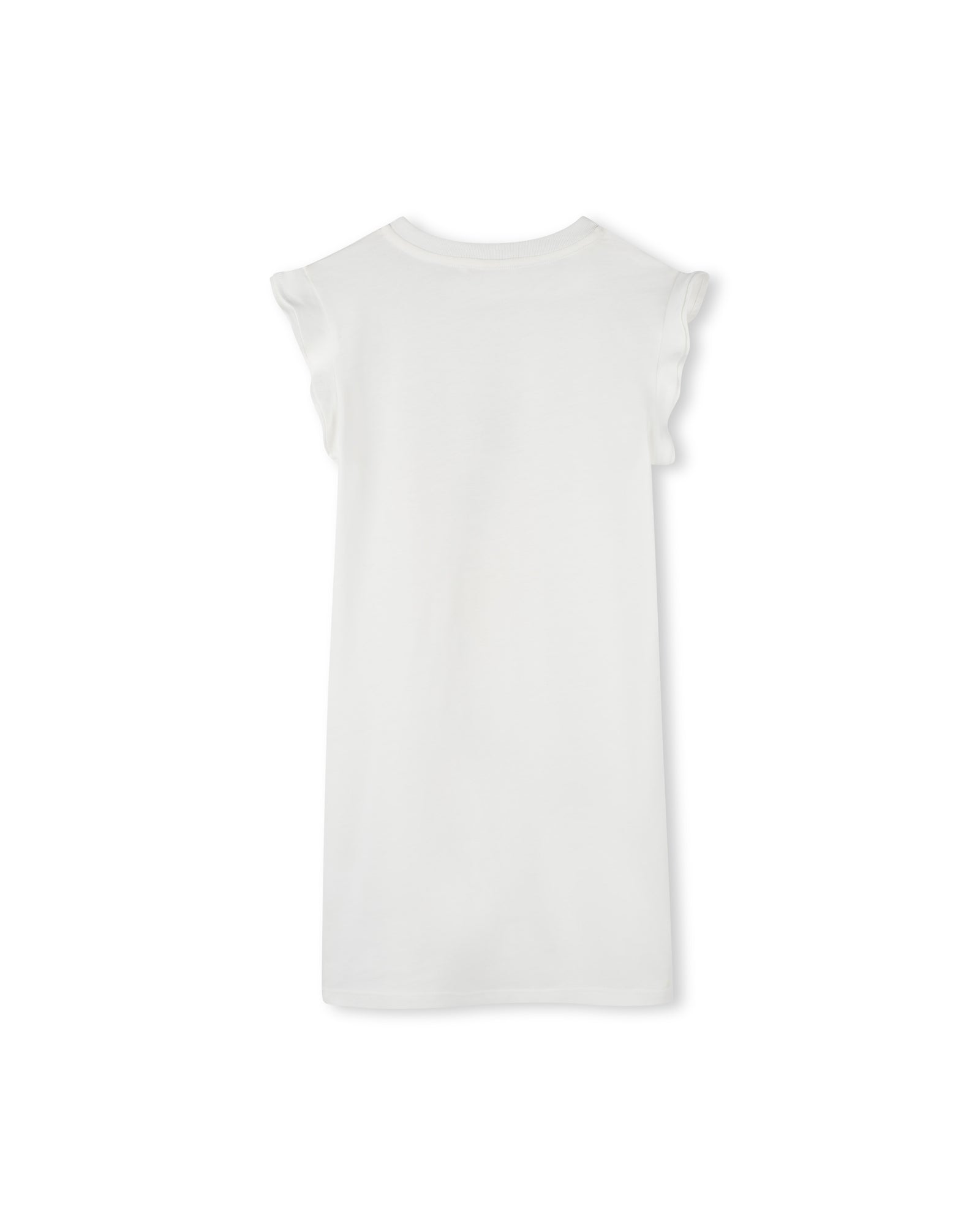 Robe à manches courtes en coton - Off White