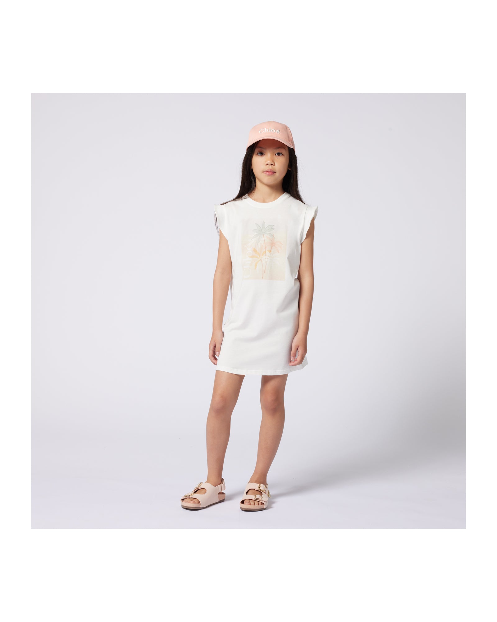 Robe à manches courtes - Offwhite