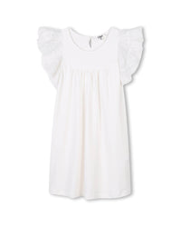 Robe à manches courtes - Offwhite