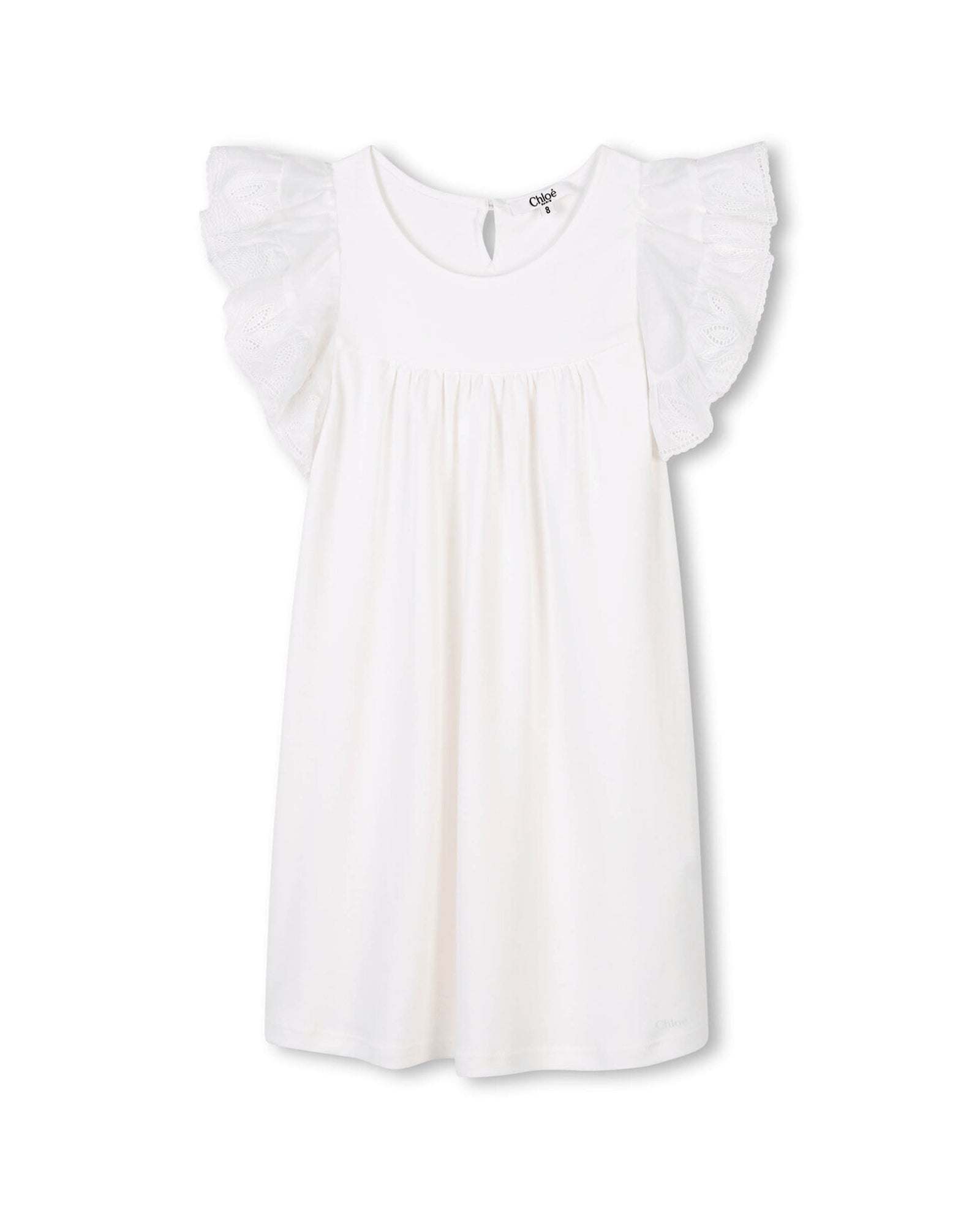 Robe à manches courtes - Offwhite