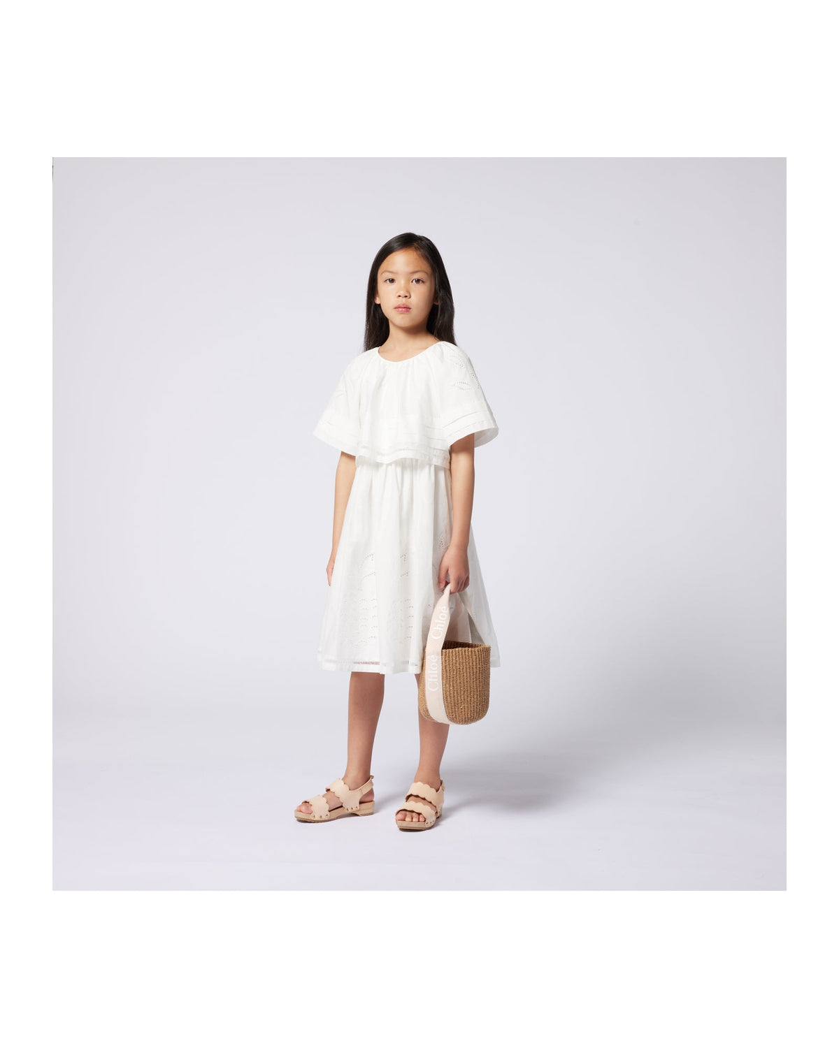Robe à manches courtes - Offwhite