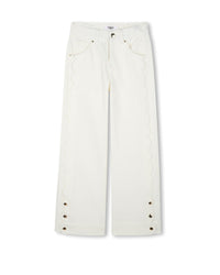 Pantalon en sergé - Offwhite