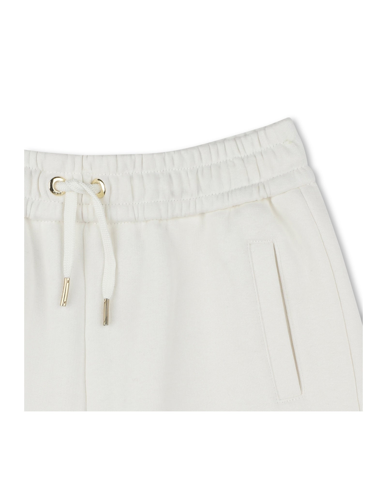 Short à taille élastiquée - Offwhite
