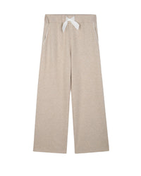 Pantalon de survêtement en molleton - Beige Foncé