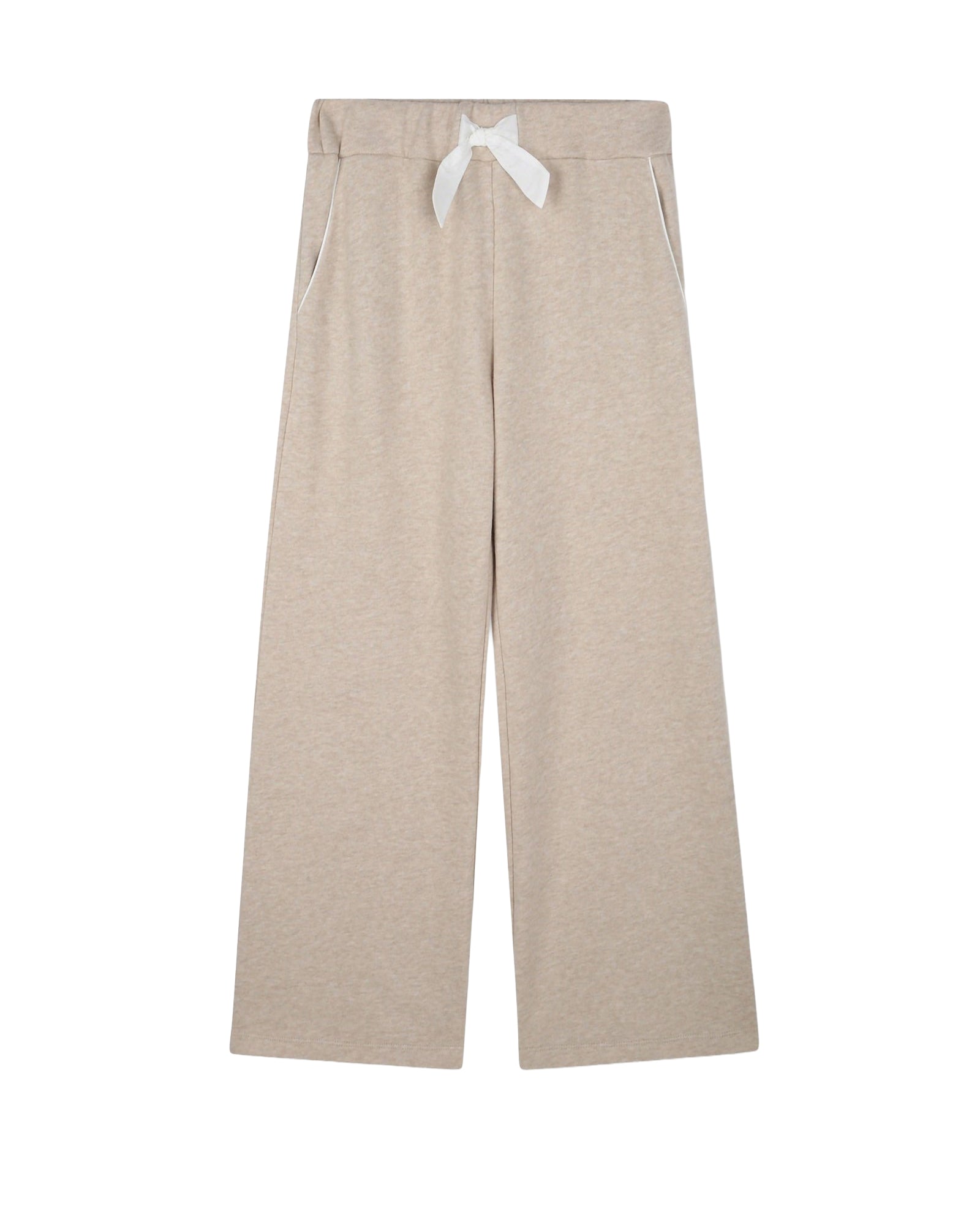 Pantalon de survêtement en molleton - Beige Foncé