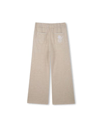 Pantalon de survêtement en molleton - Beige Foncé