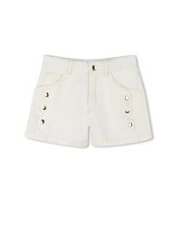 Short en sergé - Offwhite