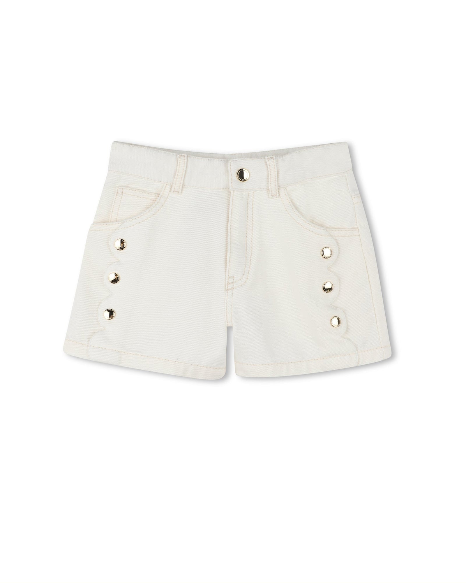 Short en sergé - Offwhite