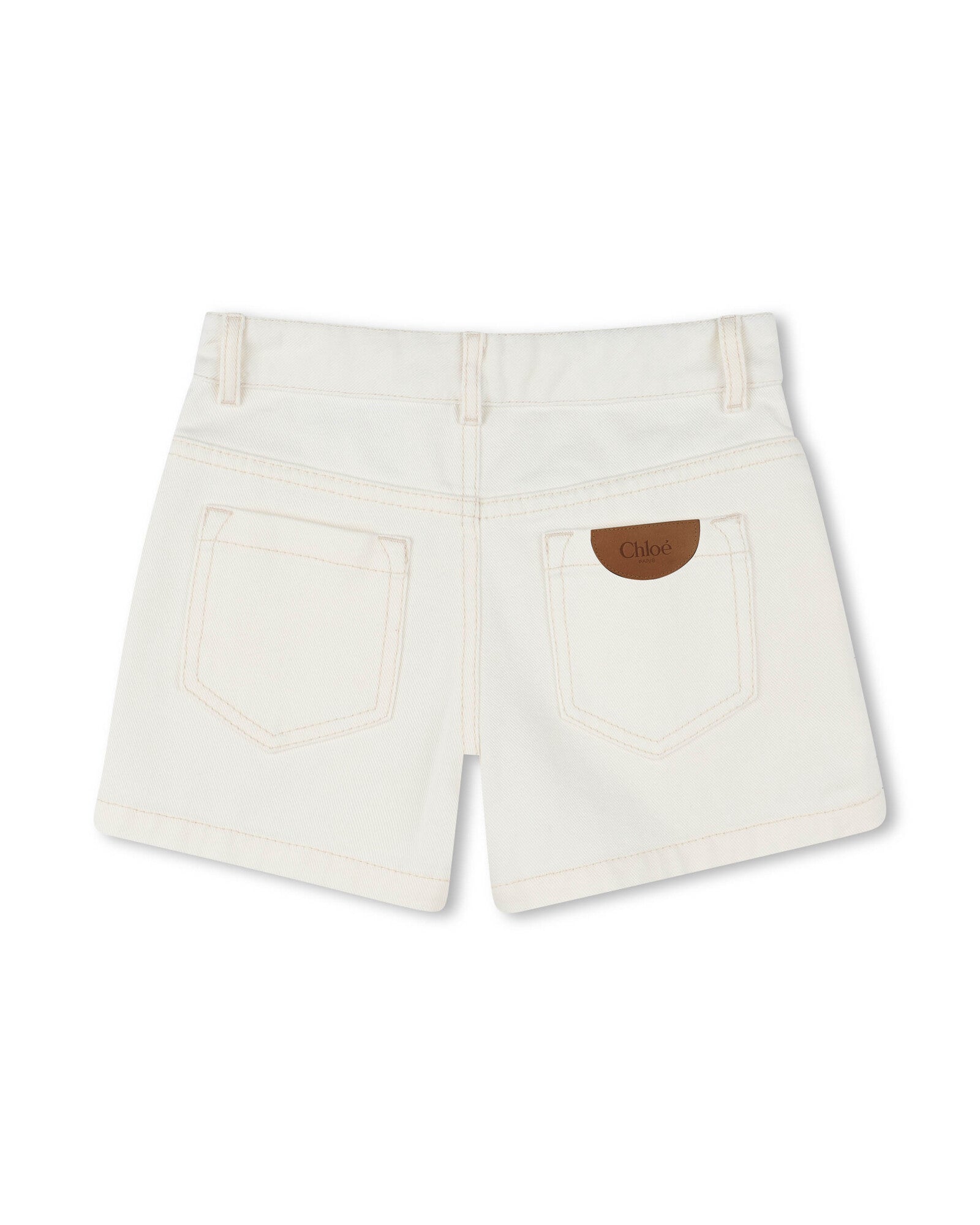 Short en sergé - Offwhite