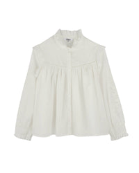 Long-sleeved cotton shirt - Off White
