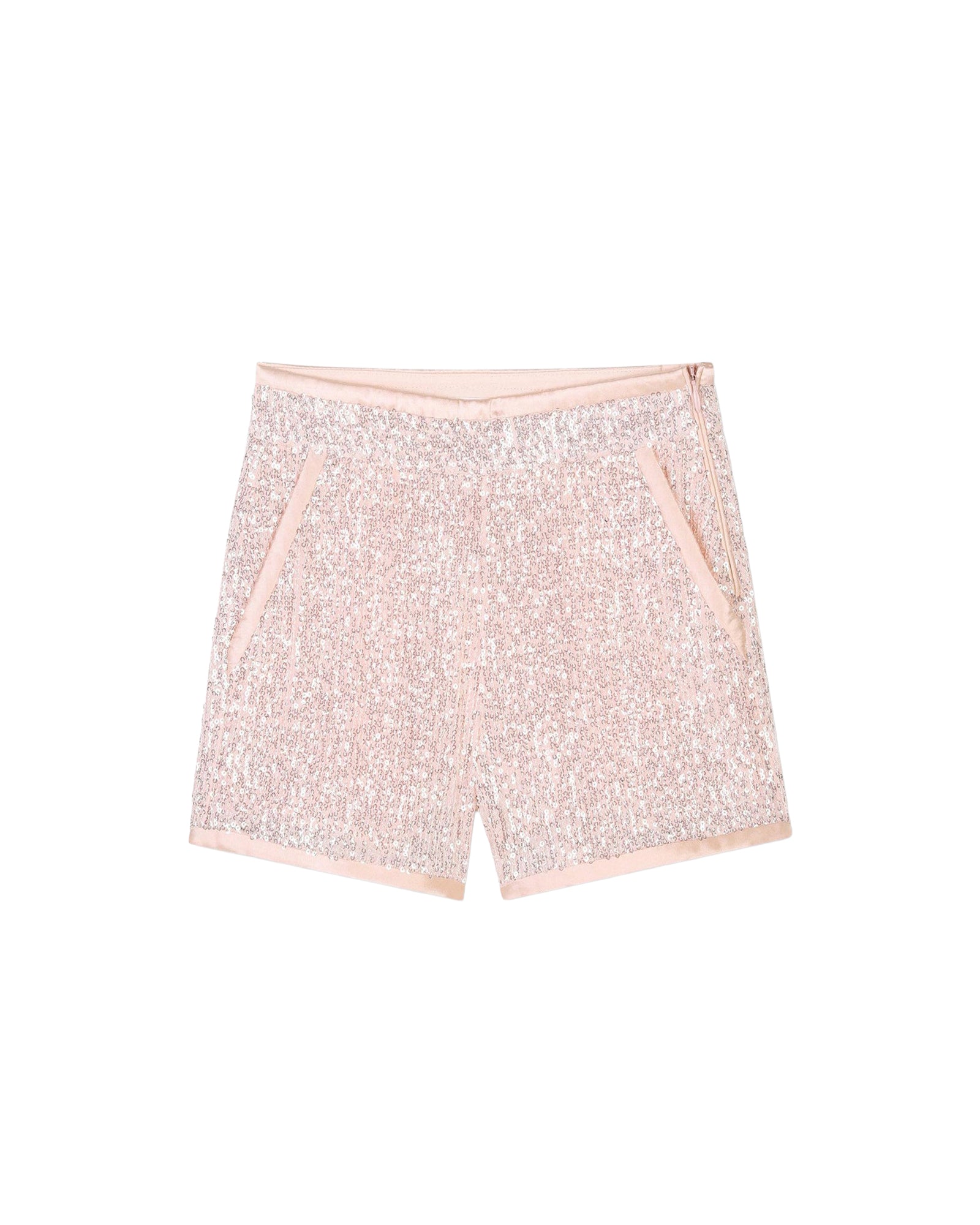 Sequin shorts - Petal Pink