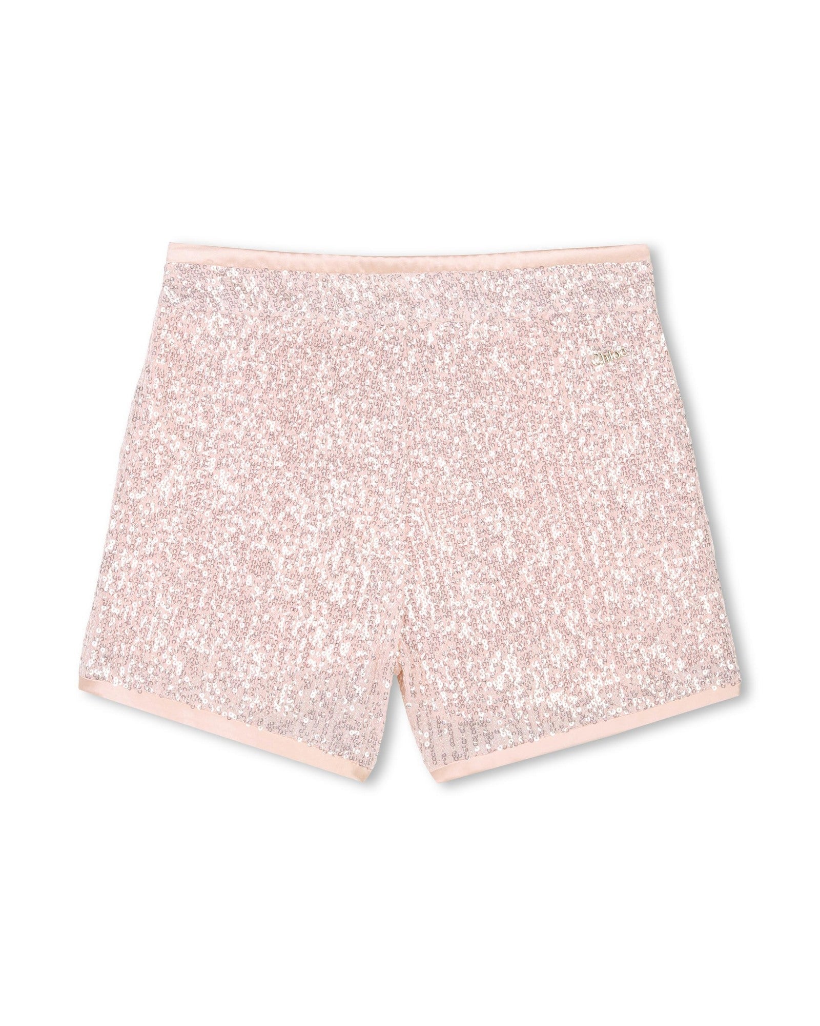 Sequin shorts - Petal Pink