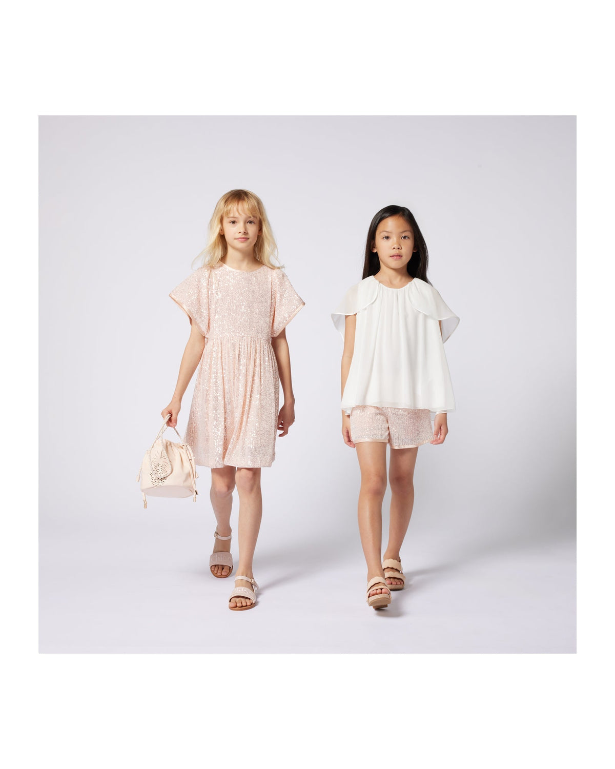 Short en sequins - Petal Pink