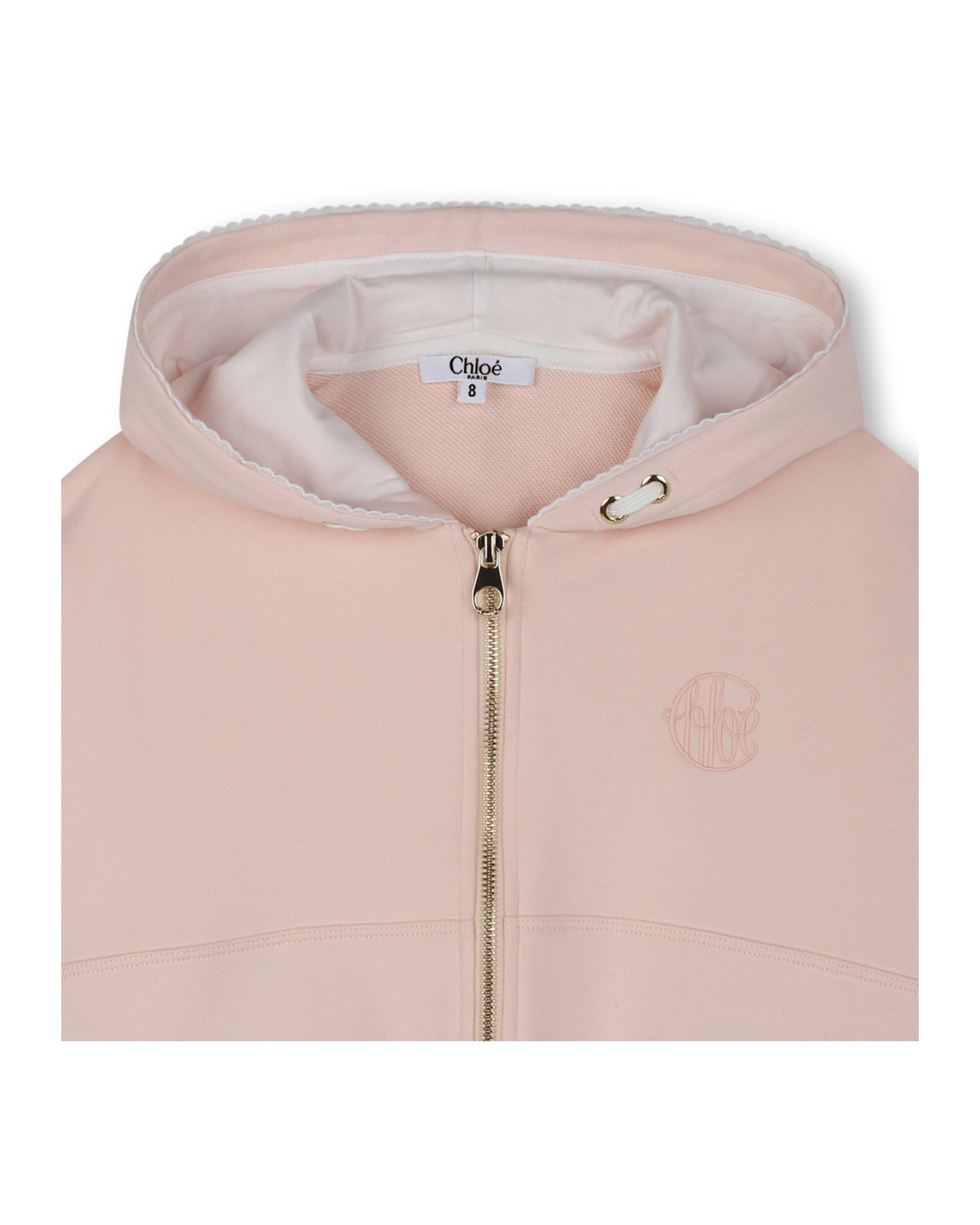Cardigan à capuche en molleton - Petal Pink