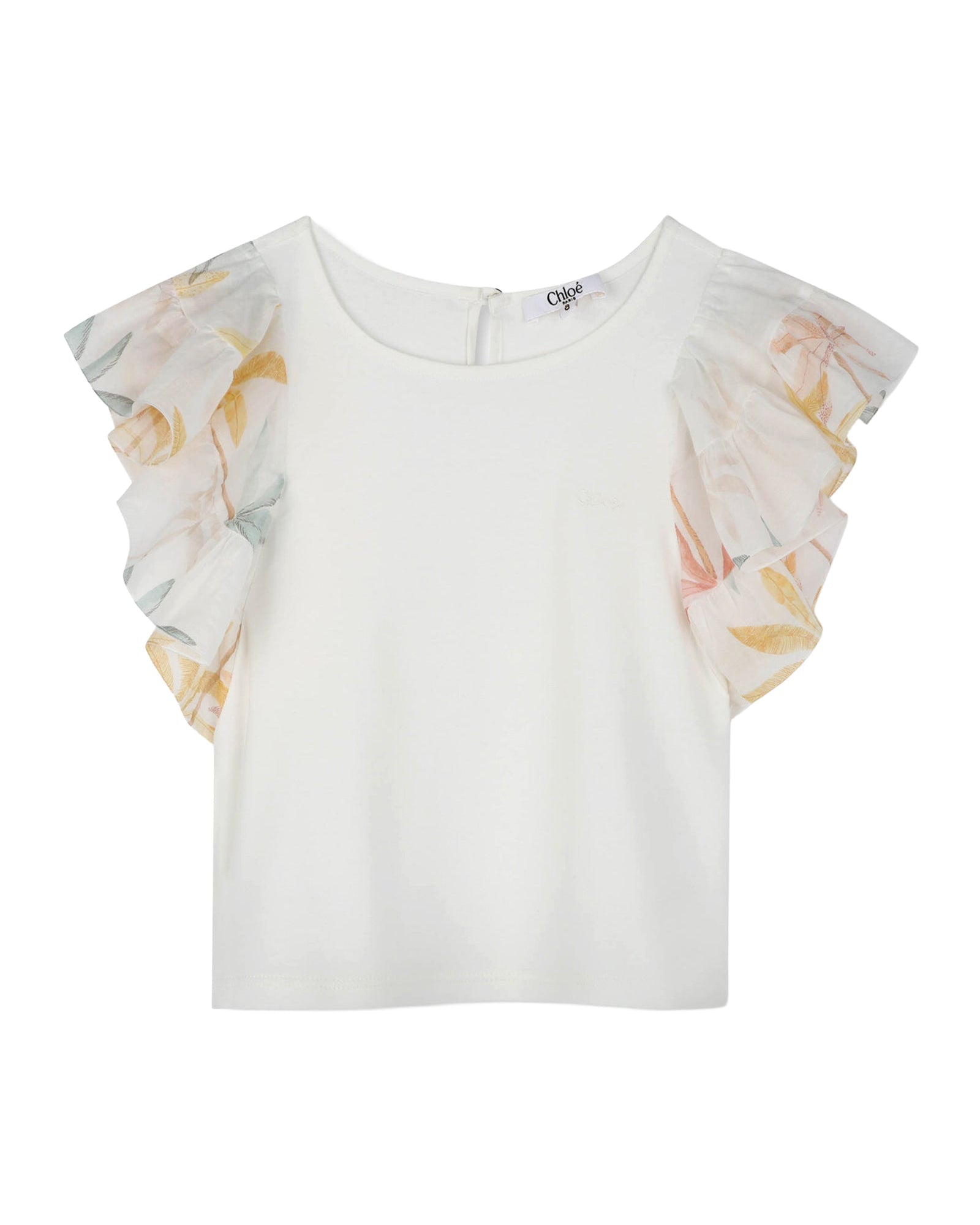 Short-sleeved cotton T-shirt - Off White