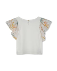 Short-sleeved cotton T-shirt - Off White