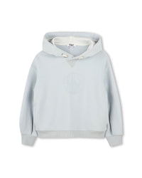 Sweatshirt à capuche - Bleu Delave