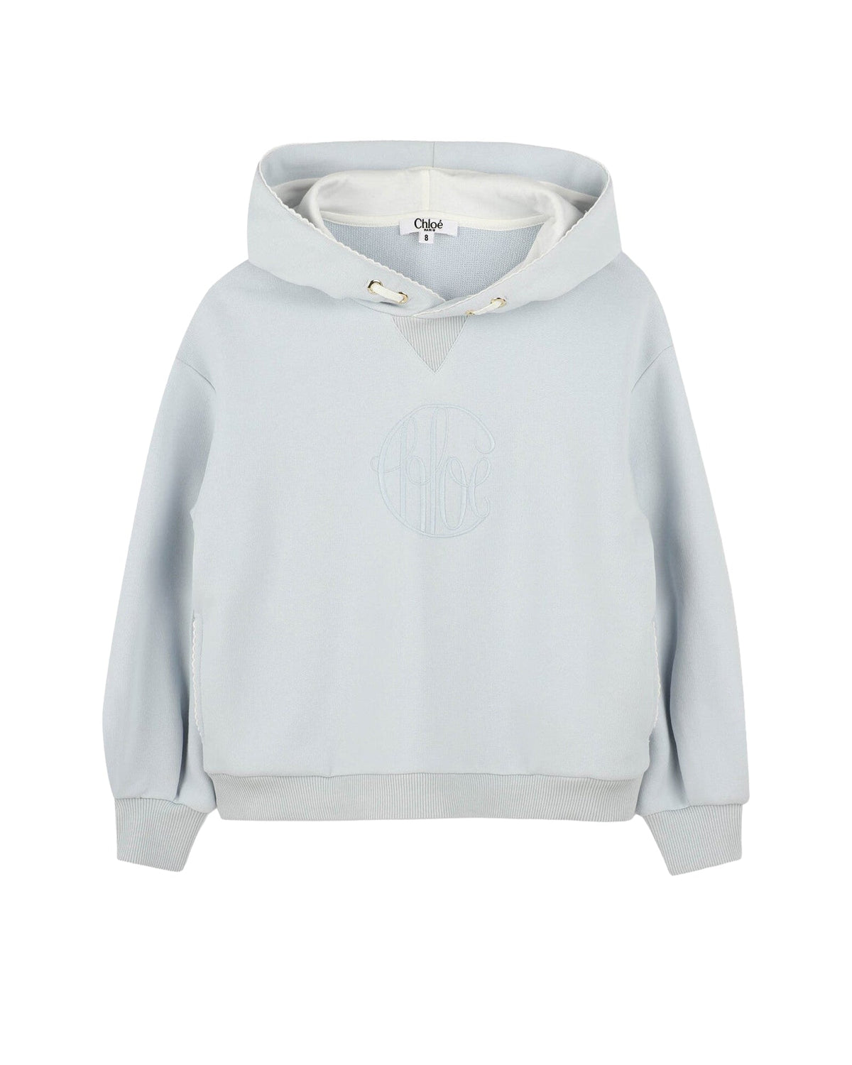 Sweatshirt à capuche - Bleu Delave