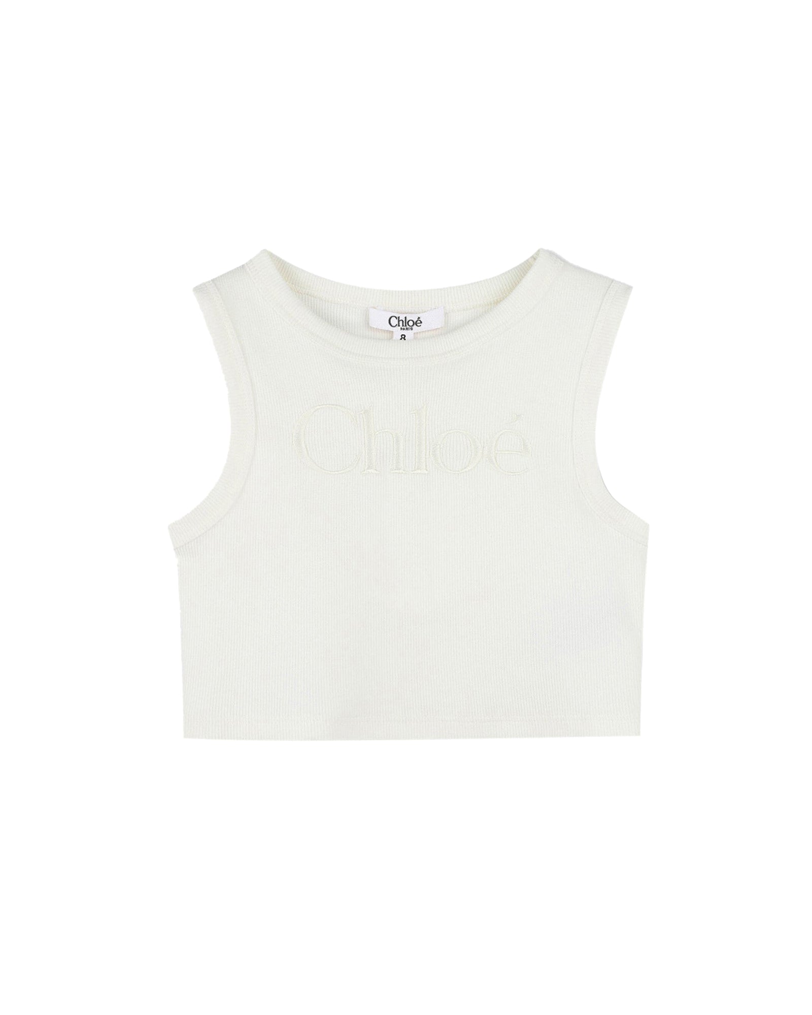 Débardeur court - Offwhite