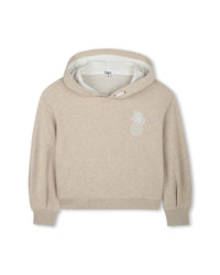 Sweatshirt à capuche - Beige Foncé