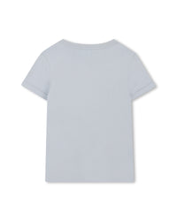 T-shirt à manches courtes en coton - Bleu Délavé