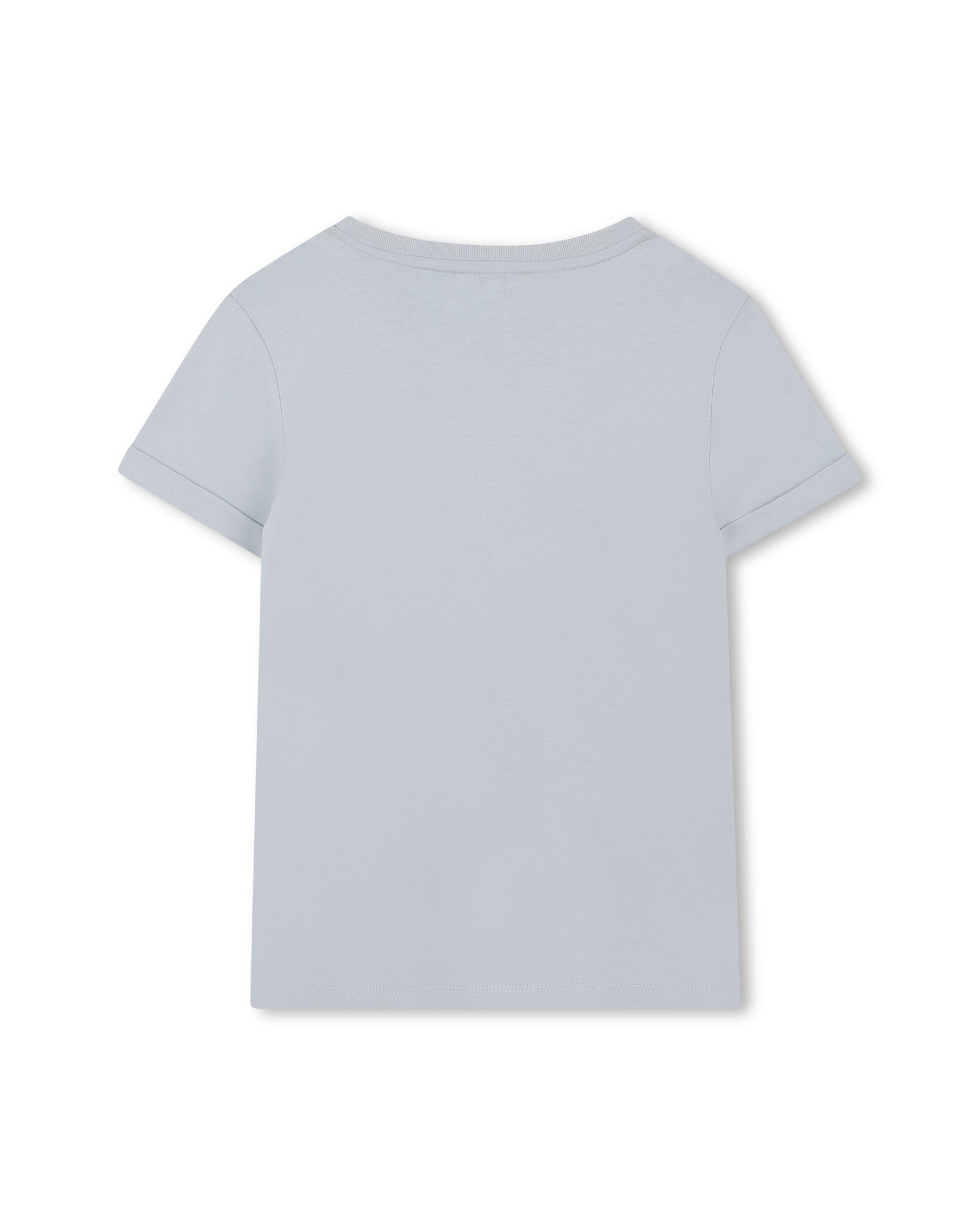 T-shirt à manches courtes en coton - Bleu Délavé