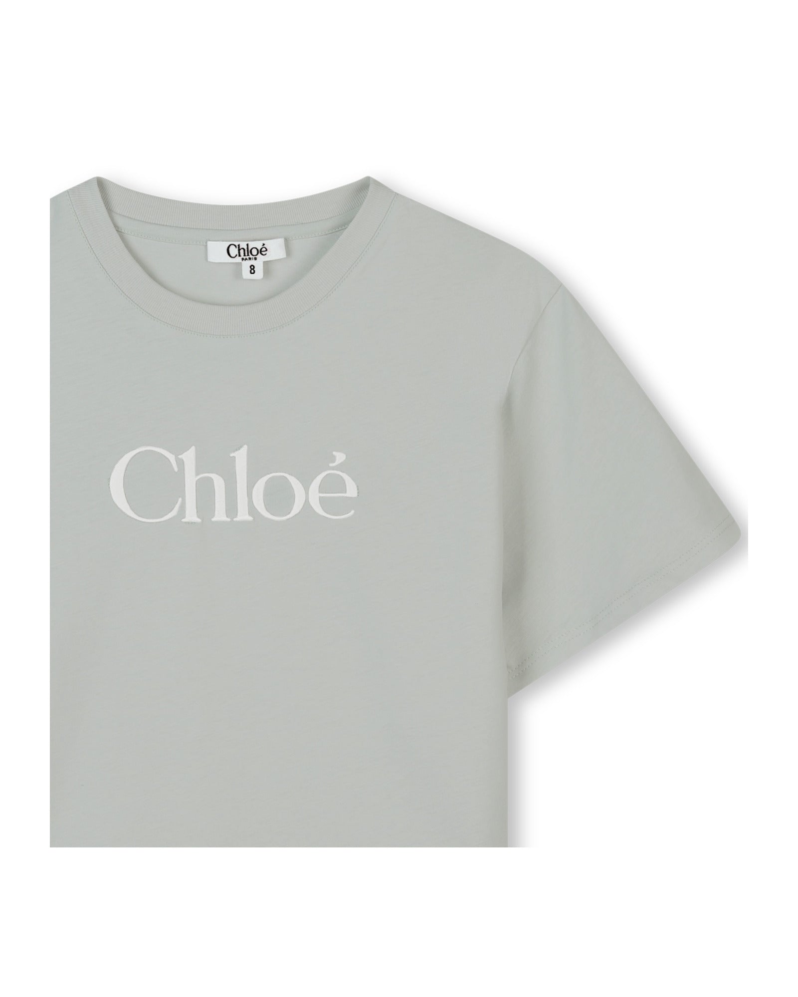 T-shirt à manches courtes en coton - Milky Green