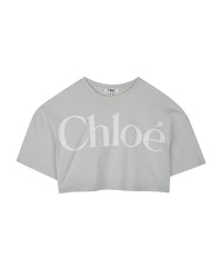 T-shirt à manches courtes en coton - Milky Green