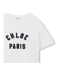 Short-sleeved cotton T-shirt - Off White