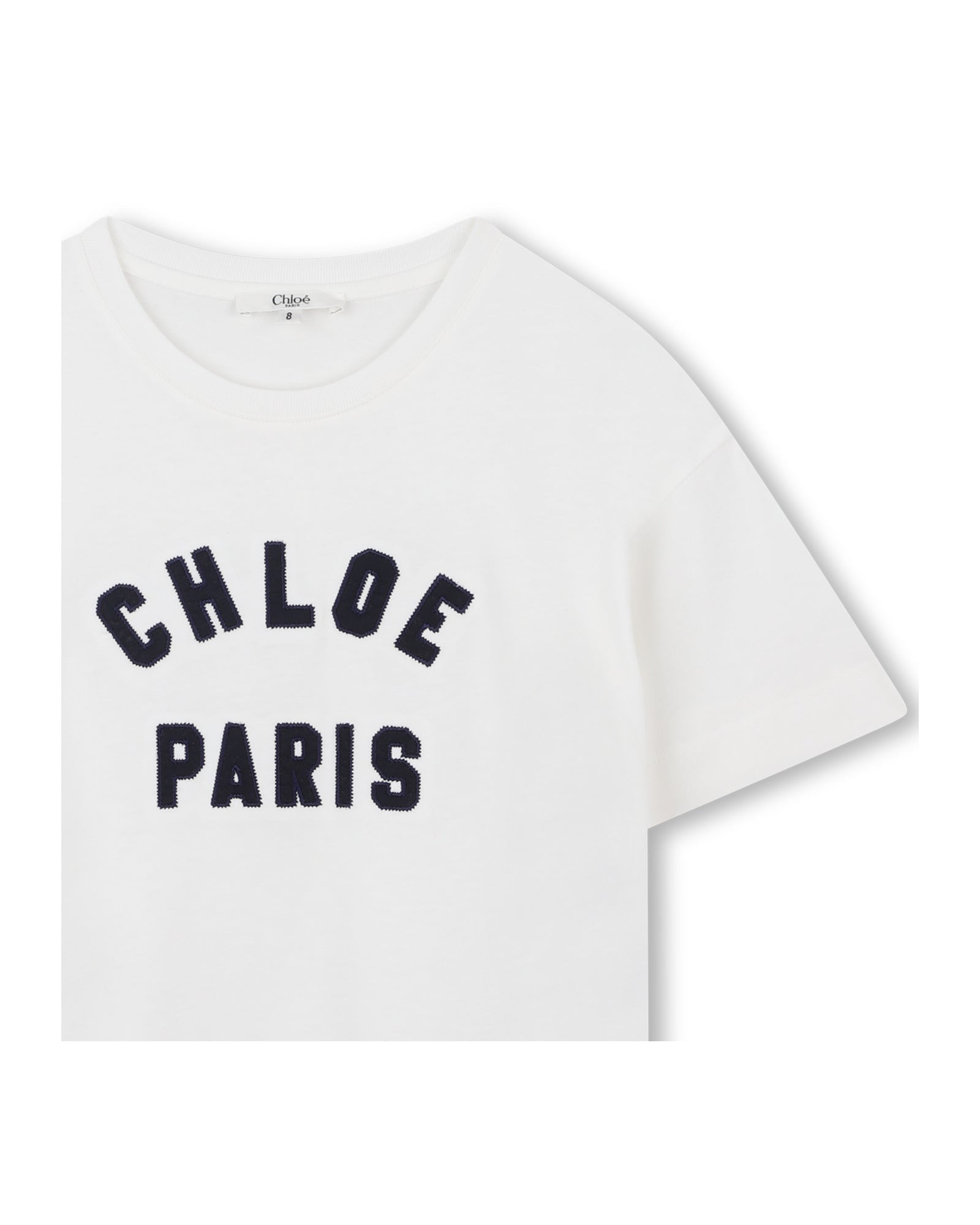 Short-sleeved cotton T-shirt - Off White