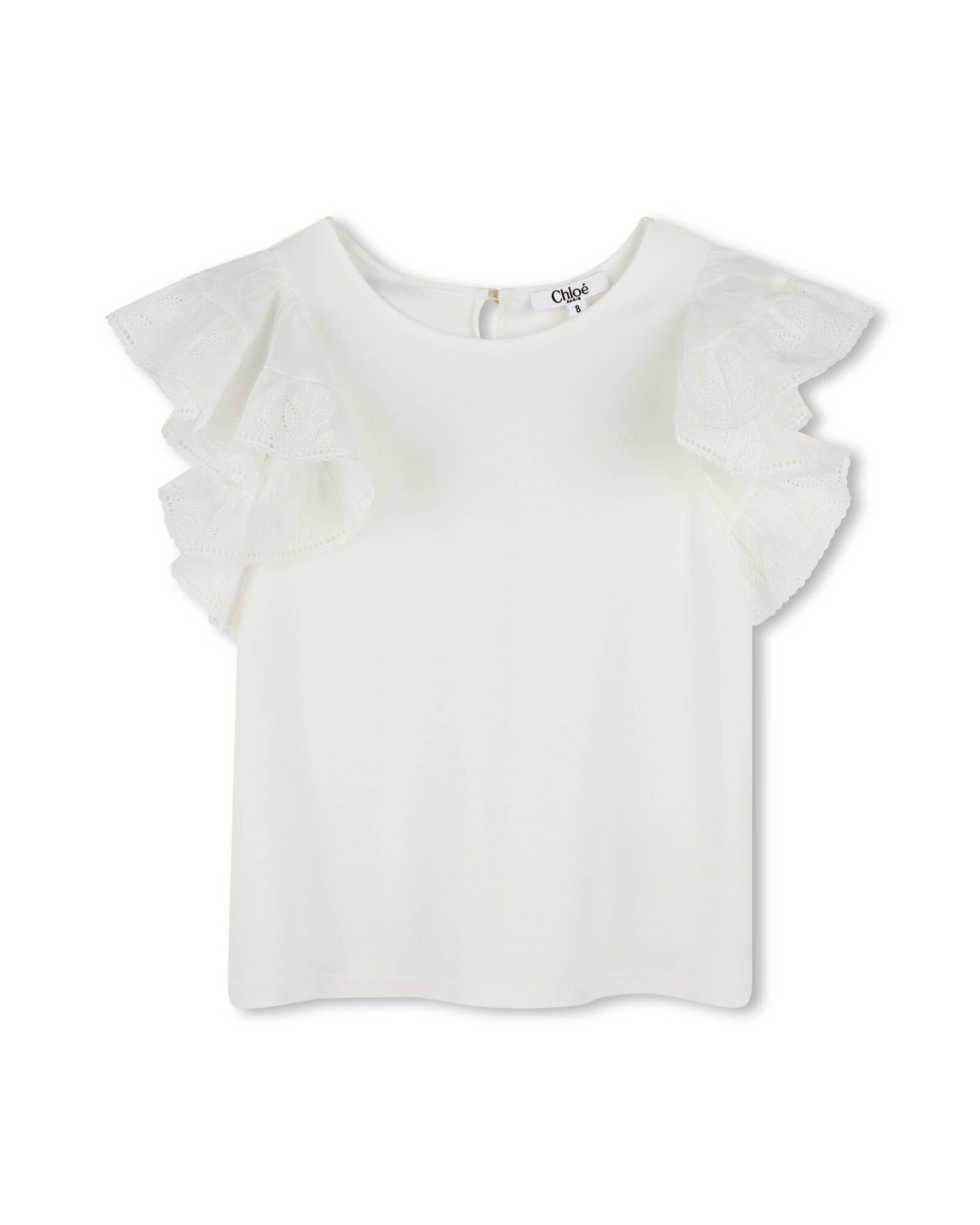 Short-sleeved top - Offwhite