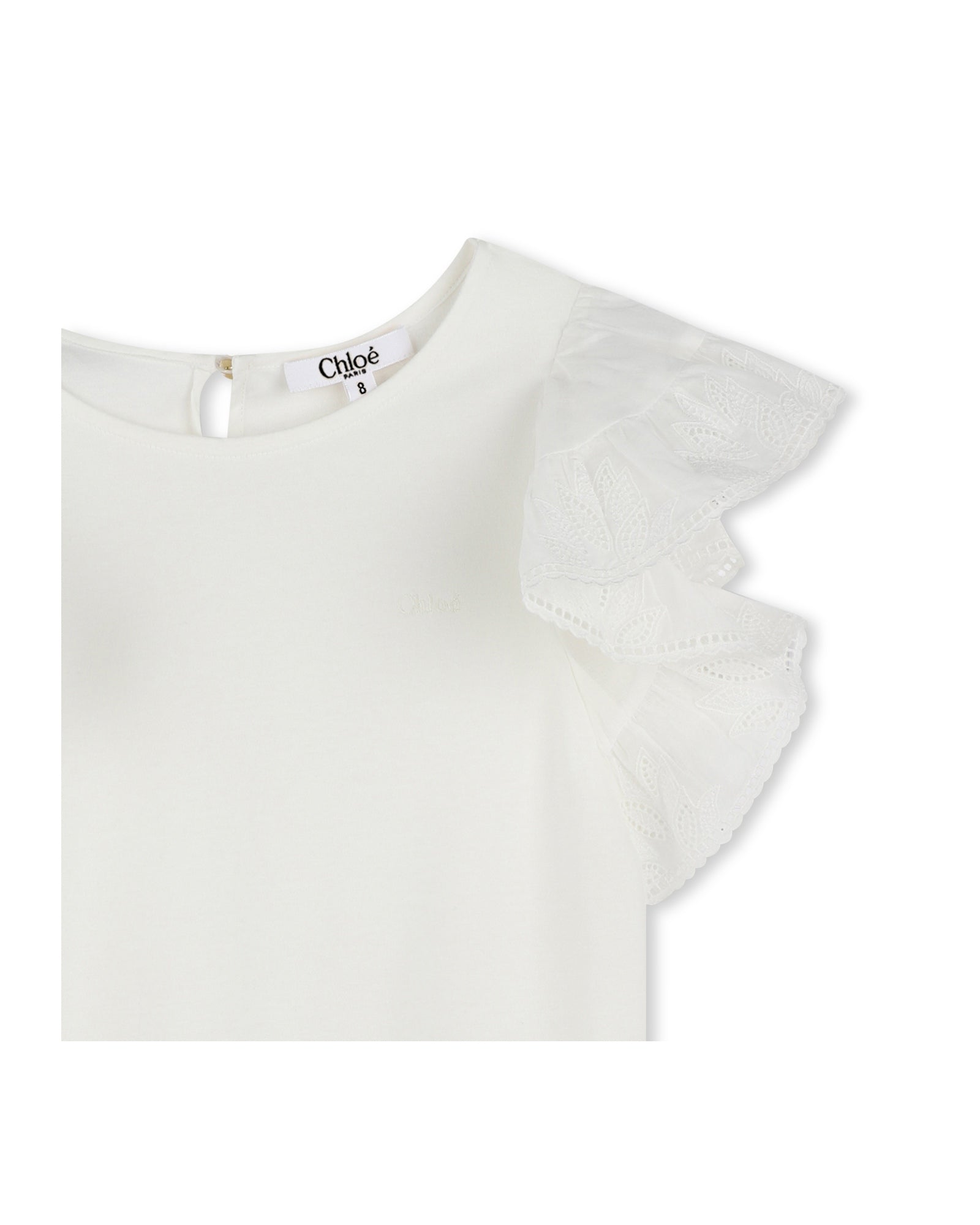 Short-sleeved top - Offwhite