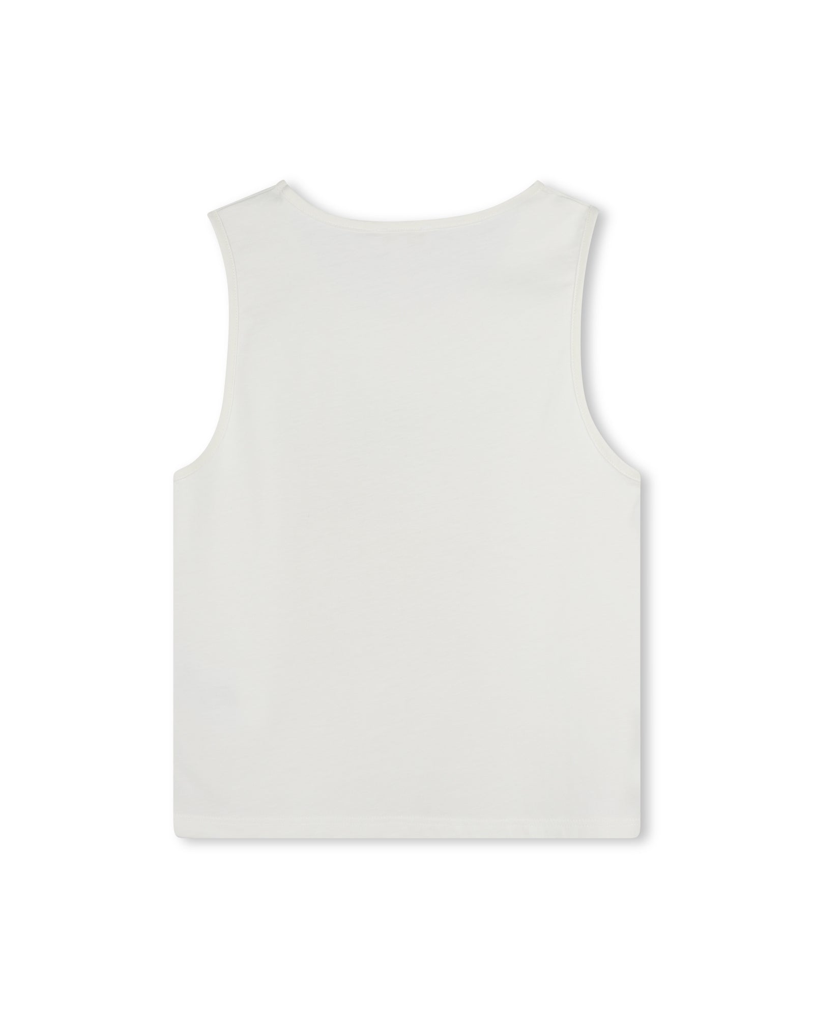 Tank top with cotton illustration - Off White