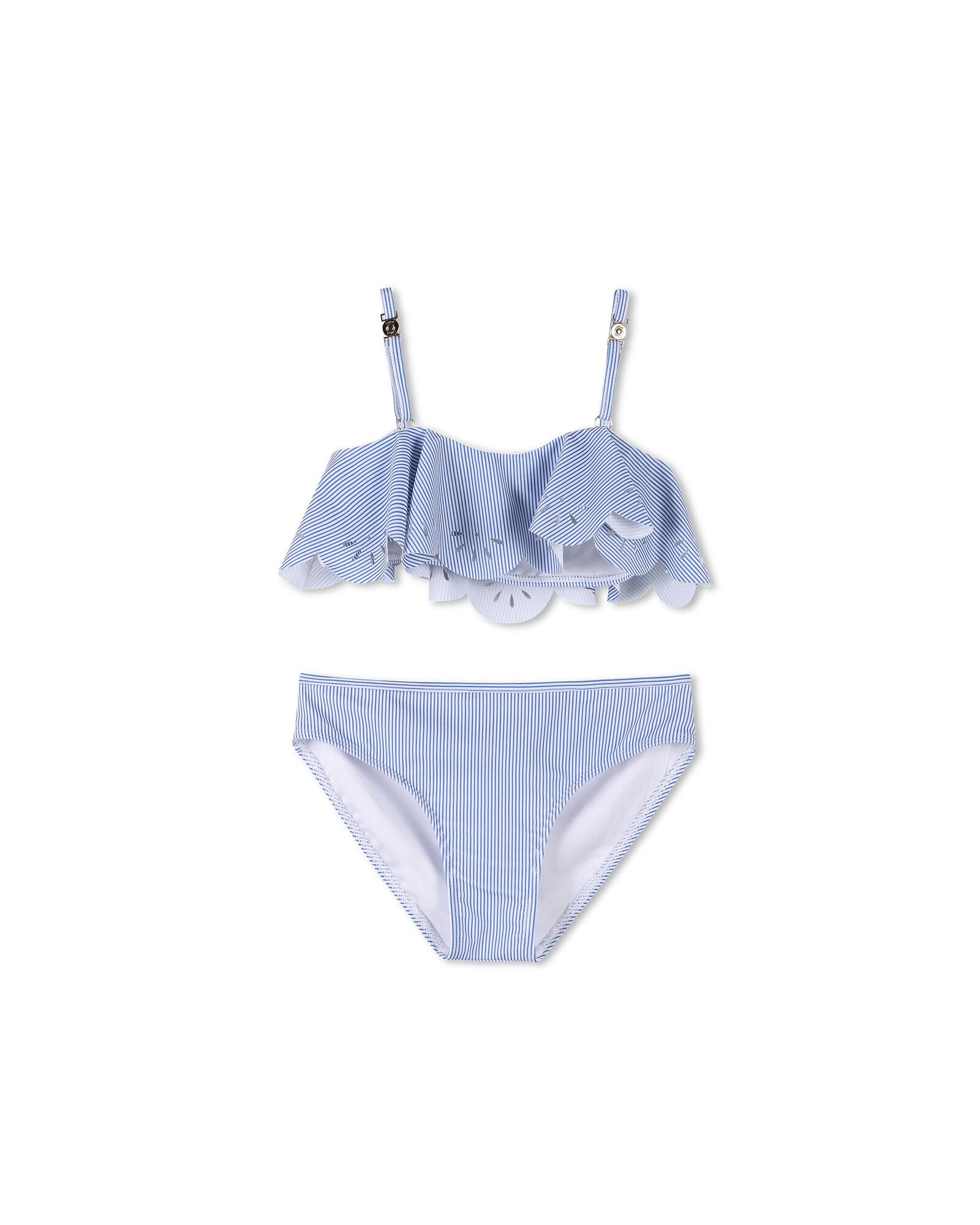 Maillot de bain 2 pièces - Blanc Bleu