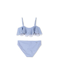 Maillot de bain 2 pièces - Blanc Bleu