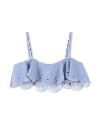 Maillot de bain 2 pièces - Blanc Bleu