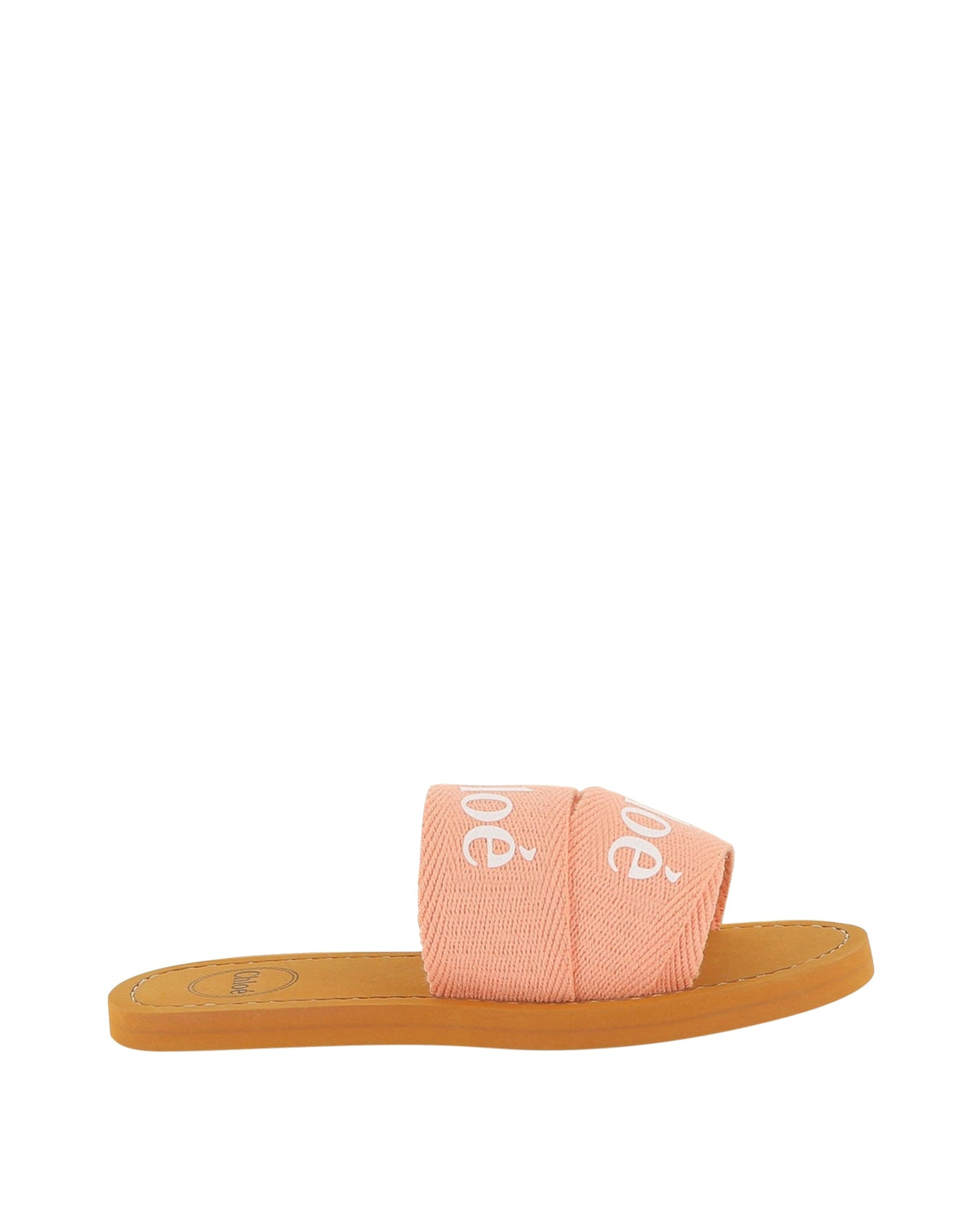 Sandales avec logo - Corail