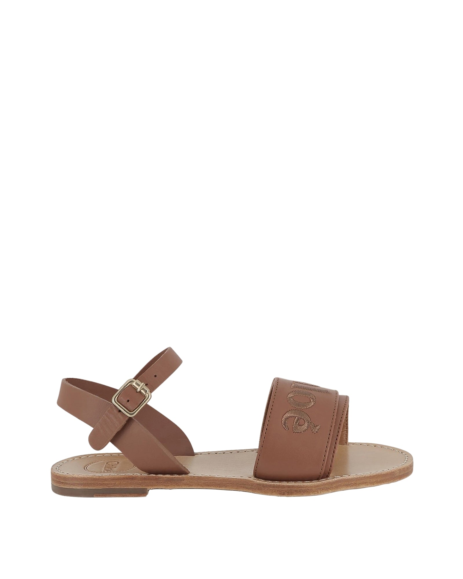 Sandales en cuir - Marron Foncé
