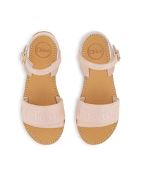 Sandales en cuir - Rose Poudrie